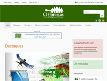 Tablet Screenshot of ciflorestas.com.br